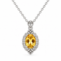 A Little Longer in the Sun — yellow pendant, AI-assisted white-background product view [asset:29379f95d3c9]