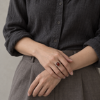 Side Two — red-brown agate ring, AI-assisted editorial wearing view [asset:ac5941cebdf3]