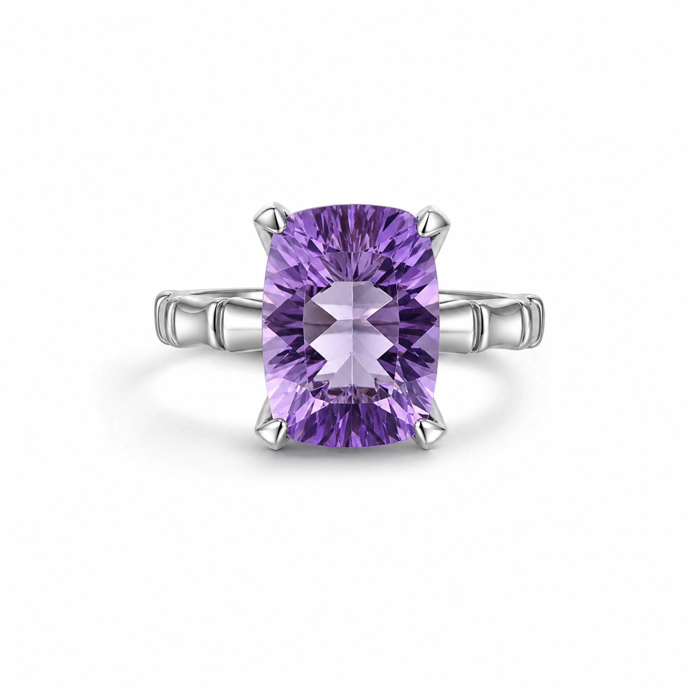 The Letter I Kept — violet topaz ring, product view