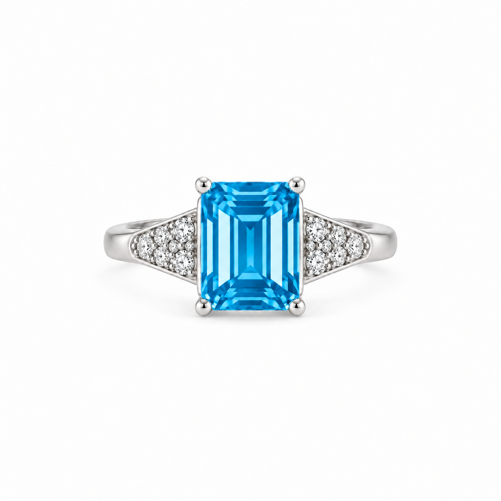 The Seat Beside Mine — blue topaz ring, white-background product view [asset:27b93e9369f6]