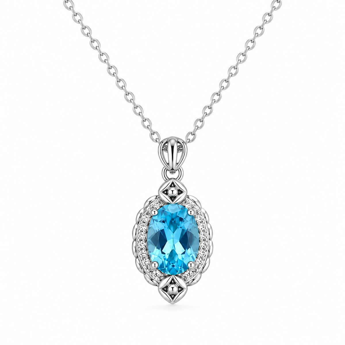 The Way Back to You — blue topaz pendant, white-background product view [asset:1339c850b20c]