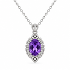 What We Said Without Words — violet pendant, AI-assisted white-background product view [asset:7080180bea7a]