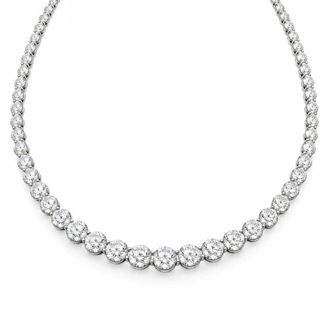 Lab-grown diamond necklaces